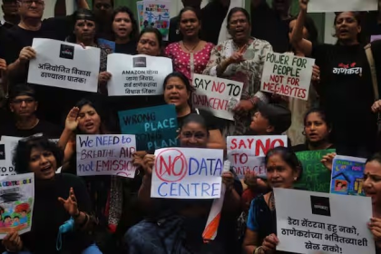 Data center protest