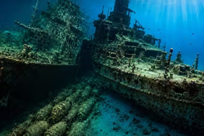 Sunken ships pollution
