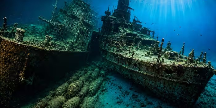 Sunken ships pollution