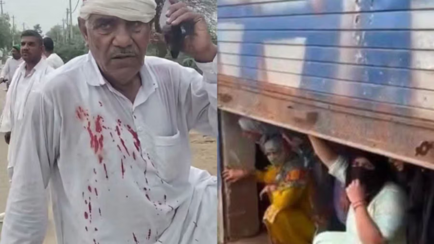 Hisar Farmers Clash: હિસારમાં સૈનીના ધ્વજારોહણ કાર્યક્રમના વિરોધમાં ખેડૂતો અને પોલીસ વચ્ચે અથડામણ, અનેક ઘાયલ 1 Hisar Farmers Clash