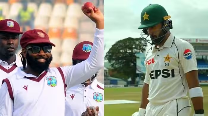 WI vs Pak Jomel Warrican: જોમેલ વૉરિકને 4 બોલમાં લીધી 3 વિકેટ, પાકિસ્તાનની ઇનિંગ્સ પળવારમાં સમેટાઈ 1 WI vs Pak Jomel Warrican