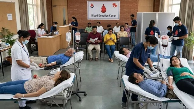 Blood Donation Camp GST: બ્લડ ડોનેશન કેમ્પ યોજવા પર લાગશે GST, ગુજરાત AARનો વિચિત્ર આદેશ 1 Blood Donation Camp GST