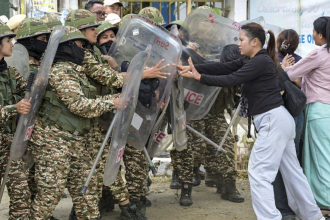 Manipur Students Protest
