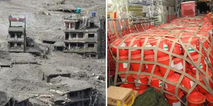 Nepal Flood: મુશ્કેલીમાં નેપાળ સાથે ખભેખભો મિલાવીને ઊભું રહ્યું ભારત, સૌથી પહેલાં પહોંચાડી મદદ, IAFએ મોકલ્યું એરક્રાફ્ટ 1 Nepal Flood