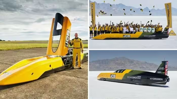 Fastest Hydrogen Car: JCB Hydromax એ બનાવ્યો હાઇડ્રોજન કારની સૌથી ઝડપી ગતિનો નવો વર્લ્ડ રેકોર્ડ 1 Fastest Hydrogen Car