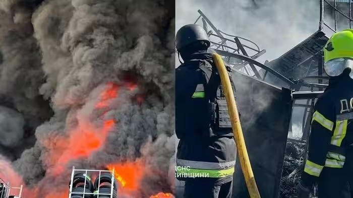Russia Strike On Kyiv Ukraine