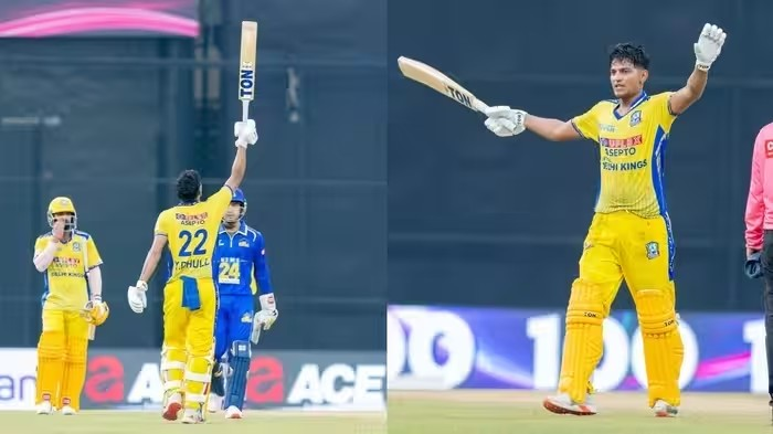 DPL 2026 Yash Dhull Century
