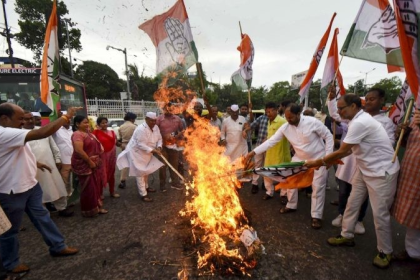 Tripura Congress Protest