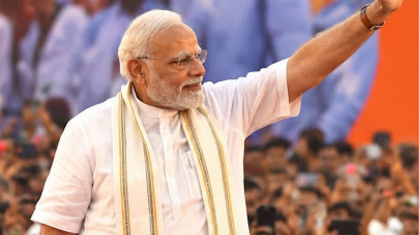 PM Modi Grand Entry: રાજકીય કાર્યક્રમમા દેશના PM ની આવી ફિલ્મી સ્ટાઈલ એન્ટ્રી Gen Z ને શુ મેસેજ આપશે? 1 PM Modi Grand Entry