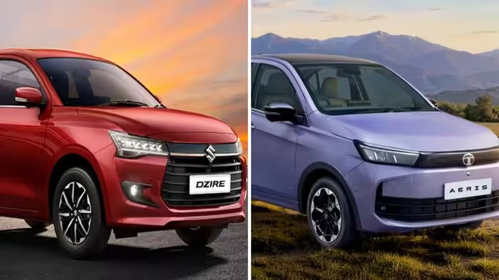 Tata Aeris Vs Maruti Dzire
