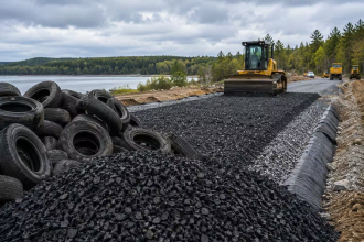 US Tire Recycling Road