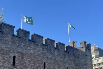 Pakistan Flag Cardiff Castle