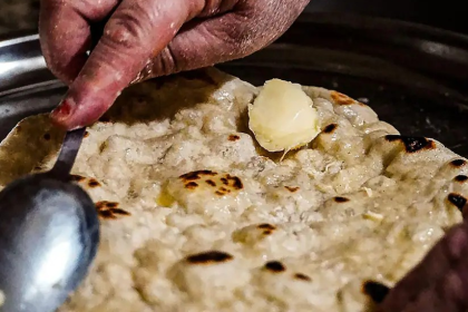 Ghee on Roti