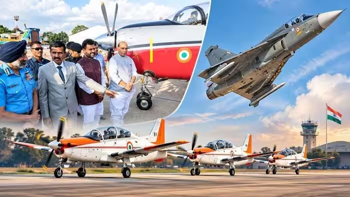 HTT-40 Trainer Aircraft: IAFમાં બે LCA તેજસ FOC ટ્રેનર અને ત્રણ HTT-40 ‘અંકુર’ સામેલ, સ્વદેશી પાઇલટ તાલીમને મળશે મજબૂતી 1 HTT-40 Trainer Aircraft