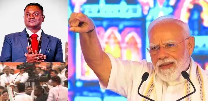 IAS Arun Mahesh Babu: વડોદરામાં PM મોદીના કાર્યક્રમ બાદ IAS અરુણ મહેશ બાબુ ચર્ચામાં, યુવાઓની પેઇન્ટિંગ્સ જાતે લઈને બન્યા ‘પોલાઇટ કમિશનર’ 1 IAS Arun Mahesh Babu