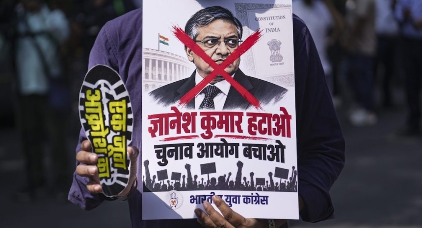 Gyanesh Kumar Removal: CEC જ્ઞાનેશ કુમારને હટાવવાની માંગ, આસામમાં નાગરિક સમાજ સંગઠનો અને કોંગ્રેસનું પ્રદર્શન 1 Gyanesh Kumar Removal