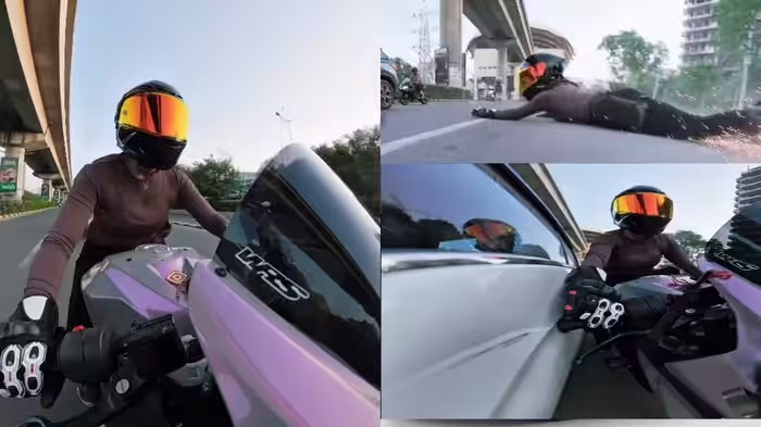 Sia Aprilia RS 457 Hit And Run Gurugram: ગુરુગ્રામમાં મહિલા બાઇકર સિયાને કારચાલકે મારી જાણીજોઈને ટક્કર, રોડ રેજની ઘટનાનો વીડિયો વાયરલ 1 Sia Aprilia RS 457 Hit And Run Gurugram