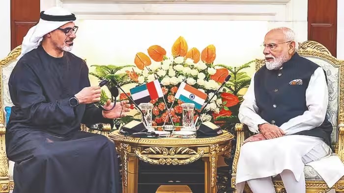 India UAE Relations: PM મોદી અને UAEના ક્રાઉન પ્રિન્સ વચ્ચે મુલાકાત, સંરક્ષણ-ટેક્નૉલૉજી સહિત અનેક ક્ષેત્રોમાં સહયોગ વધારવા ચર્ચા 1 India UAE Relations