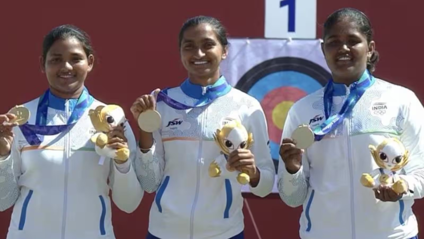 Asian Games 2026 Archery: ભારતીય મહિલા તીરંદાજોએ રચ્યો ઇતિહાસ, રિકર્વ ટીમમાં જીત્યો ઐતિહાસિક Gold Medal 1 Asian Games 2026 Archery