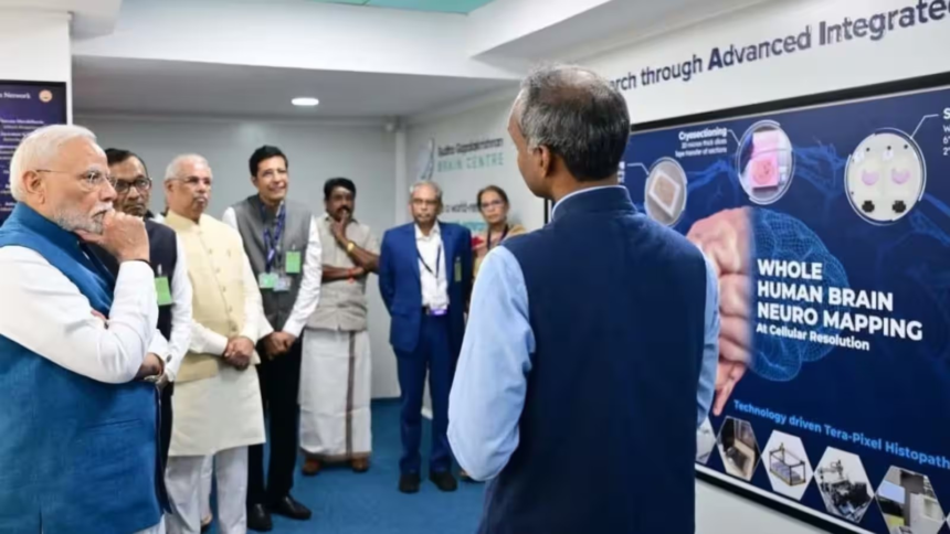 PM Modi on IIT Brain imaging Technology: શું હવે કમ્પ્યુટર પર જોઈ શકાશે માનવ મગજ? IITમાં રિસર્ચ શરૂ, PM મોદીએ કહ્યું – ભારત બનશે દુનિયા માટે મિસાલ! 1 PM Modi on IIT Brain imaging Technology: