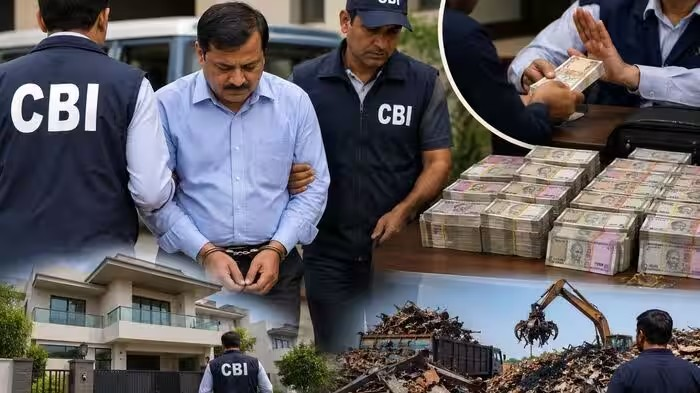 CGST Officer Bribery Case Bhopal: ભોપાલમાં CBIની મોટી કાર્યવાહી, CGST અધિકારી 2 લાખ રૂપિયાની લાંચ લેતાં ઝડપાયો, 72 લાખ રૂપિયા રોકડા મળ્યા 1 CGST Officer Bribery Case Bhopal