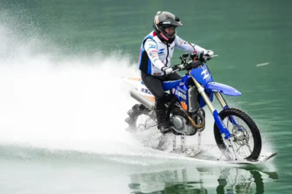 Water Riding Motorcycle World Record