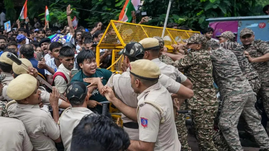 CJP Protest CAPF Deployment Delhi