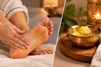 Ghee on Feet Benefits