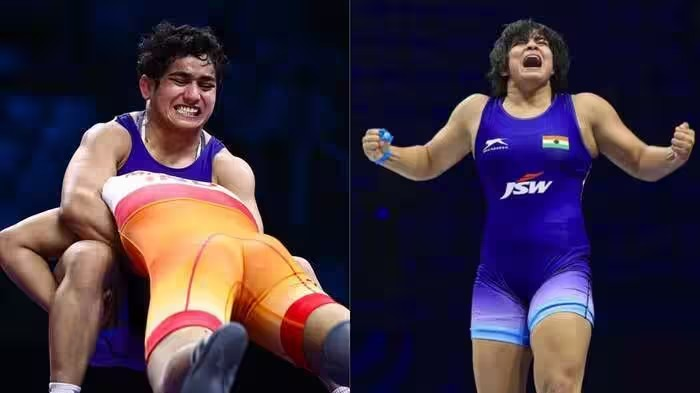 World Wrestling Championships: ભારતીય કુસ્તી માટે ઐતિહાસિક દિવસ, ગણતરીના કલાકોમાં બે કુસ્તીબાજ ફાઇનલમાં પહોંચ્યાં, પ્રથમ વખત ગોલ્ડ જીતવાની તક 1 World Wrestling Championships