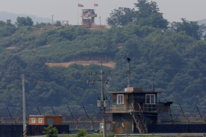 Loudspeakers on Korean border
