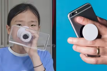 Phone Grip Safety Mask