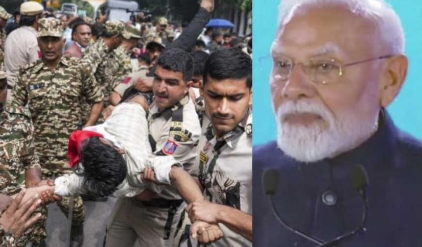 PM Modi Delhi Protests