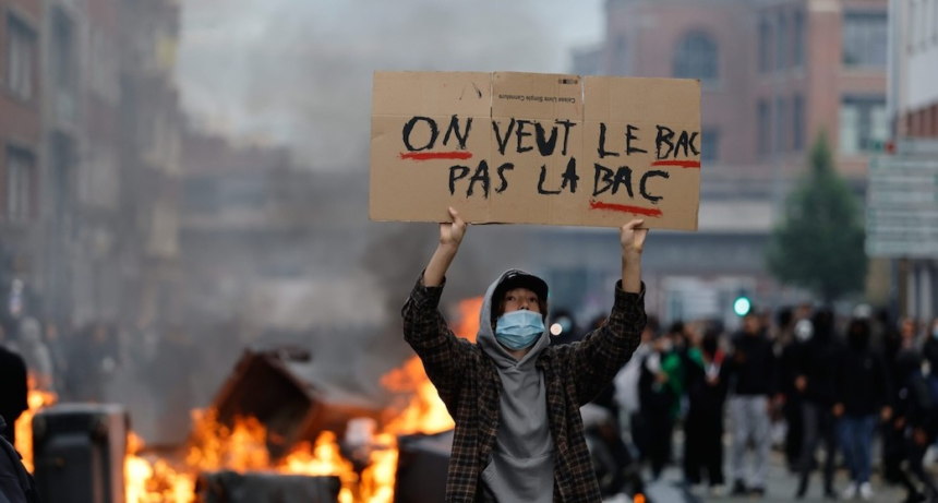 France Student Protests