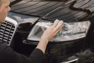 Car Headlight Cleaning: